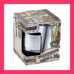 ★スタッフおすすめ！売れ筋★カクセー ステンレスジョッキ 970ml MJ-1000 シルバー 約長16*幅12*奥行16.5cm