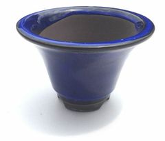 【清峰造】植木鉢4号反盛組中子（生子）【和風植木鉢 ミニ盆栽鉢 陶器 磁器】