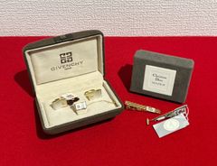 【na-00055】ジバンシー　ディオール　アクセサリー　まとめ販売　ネクタイピン　カフスボタン　ヴィンテージ　箱有り