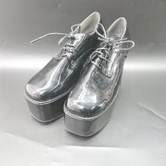 ◇ Θ LOVEHUNTER ラブハンター 厚底 レースアップシューズ サイズLL ブラック レディース E  【1409100007787】