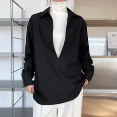 ☆ ブラック ☆ Lサイズ ☆ スキッパーブラウス トップス オフィスカジュアル ブラウス レディース 長袖 スキッパーシャツ シャツブラウス スキッパーブラウス トップス おしゃれ オフィス きれいめ オフィスカジュアル 通勤 ビジネス 秋 冬 秋冬