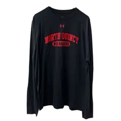 UNDER ARMOUR 長袖 ロゴTシャツ L ブラック アンダーアーマー ロングTシャツ ラグラン プリント カットソー a709-6563