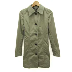 ミッシェルクラン ステンカラーコート アウター ロングコート レディース 38サイズ カーキ MICHEL KLEIN 【中古】のサムネイル