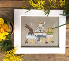 🟩⬜🟥 イタリア クロスステッチ 図案 チャート  👑Madame Chantilly  マダムシャンティ マダムシャンティー 🔶Spring Corner🔶◆スプリングコーナー◆ 可愛い