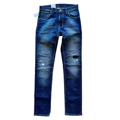 Nudie Jeans ヌーディジーンズ タグ付き 美脚 SAM REPLICA サム レプリカ インディゴ 未使用 デニム ジーンズ パンツ ジーパン W29 L32 100% オーガニックコットン THIN FINN