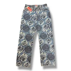 参考上代91300円 未使用品 KENZO Relaxed Suisen Jeans リラックススイセンジーンズ デニムパンツ 総柄デニム ケンゾー FD55DP4066P0 インディゴ 31 89675A7のサムネイル