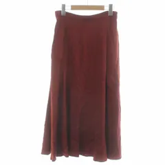 タラジャーモン  TARA JARMON フレアスカート サテン ロング 38 M ボルドー /TW26のサムネイル