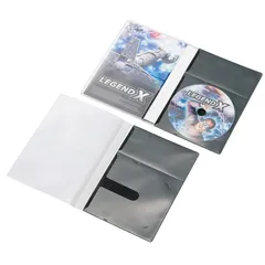 エレコム ディスクケース 省スペース CD DVD 1枚収納 10枚パック ブラック CCD-DPD10BK 1