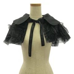 COMME des GARCONS GIRL / コムデギャルソンガール | ナイロン フリル ラウンドカラー つけ襟 | ブラック