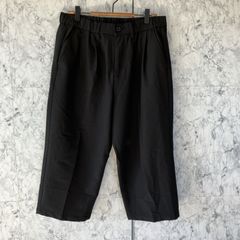 RAGEBLUE レイジブルー　ハーフパンツ　【S】　黒　ブラック　膝丈　薄手　ポケット　ウエストゴム　春夏