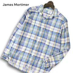 【未使用】ジェームスモルティマー James Mortimer *コットンプリントシャツ*34グレー羽根ブラウス総柄(25-2503-20)【60D52】 楽天市場】James Mortimer（カジュアルシャツ｜トップス