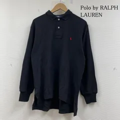 Polo by RALPH LAUREN ポロバイラルフローレン ポロシャツ 長袖 90s 長袖 ポロシャツ ポニーロゴ 刺繍 ワンポイント ハーフボタン コットン