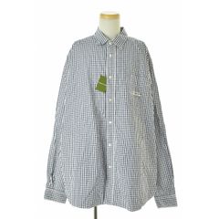 【CAHLUMN】Magazine Pocket Broad Shirt(Gingham)長袖シャツ
