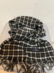 ※り様専用※Aquascutum アクアスキュータム チェック柄 マフラー ブラウン系 ウールタッチ 英国ブランド