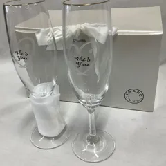 【未使用】FRANC FRANC     ペアシャンパングラス　ハート　C718