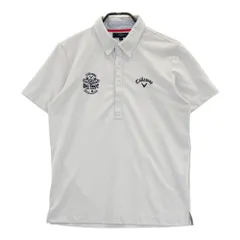 サイズ：M CALLAWAY キャロウェイ  半袖ポロシャツ ボタンダウン ドット柄 グレー系 [240101236921]# ゴルフウェア メンズ ストスト