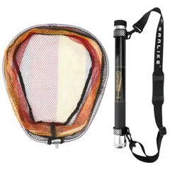 SANLIKE ランディングネット 玉網セット タモジョイント 軽量 小継 伸縮 タモ グラス繊維 小継玉の柄 たも網 コンパクト 携帯便利 淡水海水適用 2タイプ 2.4M-3.9M