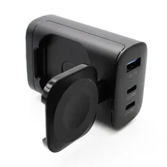 クールモバイル アップルウォッチ充電 4in1 ACアダプタ USB-C USB-A 急速充電器 充電スタンド PSE認証済 コンパクト 43W 0