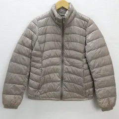 U■ユニクロ/UNIQLO ナイロン ウルトラライトダウンジャケット/JKT【M】茶系/LADIES/45【中古】