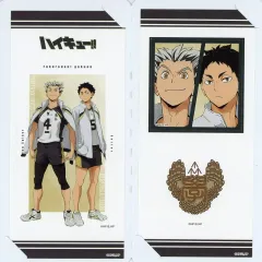 【中古】食玩 ステッカー・シール 木兎光太郎＆赤葦京治(梟谷) 「ハイキュー!! きゃらくたぶるステッカーズ4」