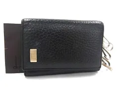 dunhill ダンヒル レザー 6連 キーケース 鍵入れ メンズ レディース ブラック系 DH5973