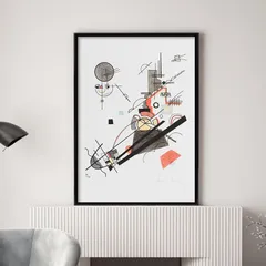 カンディンスキー 「Violett」【フレームサイズ 52.5×41cm】