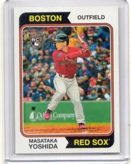 吉田 正尚 カード Vol.28 2023TOPPS HERITAGE HIGH NUMBER #542 ルーキー ボストン・レッドソックスのサムネイル