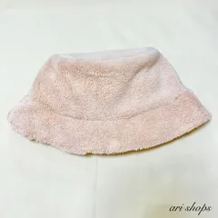 もこもこバケットハット　ベビーピンク