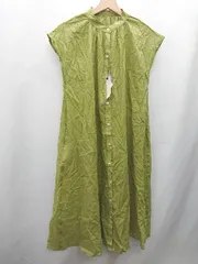 ◇ ⊂ ◎●未使用● Alma Design ハイネック ロング丈 ワンピース サイズM ライトグリーン レディース E  【1501230001083】