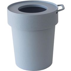 袋が隠れるゴミ箱 スモーキーブルー Sサイズ 5L way-be TAPTRASH(タップトラッシュ) 1