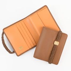 miu miu カードケース ブラウン シュシュ バンド - メルカリ