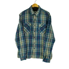 ダブルアールエルラルフローレン RRL RALPH LAUREN チェック L/S ネルシャツ メンズ import：XL 