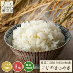 米 3分づき 令和6年 新潟県産 にじのきらめき 5kg 胚芽米 分づき