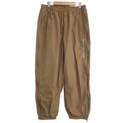 シュプリーム SUPREME 美品 24F/W Full zip baggy warm up pants Brown ナイロン バギー トラックパンツ イージー フルジップ ブラウン L ☆AA★のサムネイル
