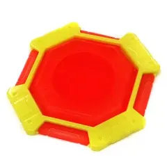 【中古】コースター(キャラクター) スイッチ型コースター(ピンク×イエロー) 「セガラッキーくじ ファンタシースターオンライン2～アークマ来襲編～」 F賞