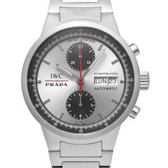 保証書付き IWC GST クロノ オートマティック PRADA 世界2000本限定 シルバー Ref.IW370801 中古品 メンズ 腕時計