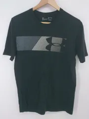 ◇ UNDER ARMOUR アンダーアーマー プリント カジュアル 半袖 Tシャツ カットソー サイズS ブラック メンズ P 【1308010002236】