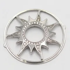 良品 アクアノウティック 純正部品 フタ シルバーカラー 石付 25mm用 レディース腕時計用 7020000 NSK OMI