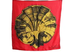 【お得なクーポン配布中!】 70s 日本製 100% シルク Giorgio Sant Angelo 総柄 大判 スカーフ 正方形 レディース ストール 古着 70年代 ヴィンテージ マルチカラー