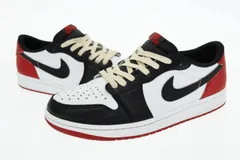 ナイキ NIKE AIR JORDAN 1 RETRO LOW OG Black Toe エアジョーダン1 ロー OG ブラック トゥ つま黒 CZ0790-106 27.5 ブラック レッド ホワイト ブランド古着ベクトル 中古▲■250325