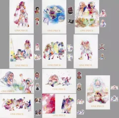 【中古】クリアファイル 全11種セット A4クリアファイル＆ステッカーセット 「一番くじ ワンピース ロジャー海賊団～伝説の海賊～」 I賞