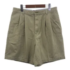 TOMMY HILFIGER トミーヒルフィガー 2タック チノ ショートパンツ ベージュ (メンズ W34) 中古 古着 Q6231