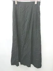 ◇ ⊂ BEAUTY & YOUTH ビューティアンドユース ロング丈 フレア スカート サイズL ブラック レディース P  【1410160014875】