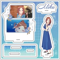 【中古】アクリルスタンド・アクリルパネル 03.中野三玖(公式イラスト) アクリルスタンドプレート 「五等分の花嫁*」