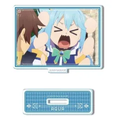 【中古】アクリルスタンド・アクリルパネル デザイン04(アクア/C) ミニアクリルスタンド 「この素晴らしい世界に祝福を!3」