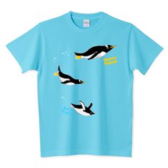 Gentoo Penguin 0569 泳ぐジェンツーペンギン Tシャツ アデリーも一緒 半袖