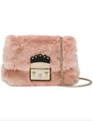 フルラ FURLA ファー ミニバック