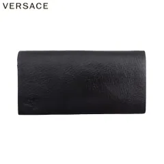 新品未使用‼️ ヴェルサーチ　VERSACE ヴィルトゥス 長財布　ブラック　黒 ヴェルサーチェ Versace 財布 長財布 ラウンドファスナー財布