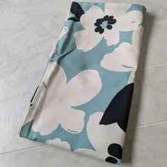 【難あり】クッションカバー 約70×70cm アメリ 綿100％ 日本製 素縫い 両面 ファスナー 花柄 フラワー柄 植物柄 ボタニカル 北欧 ミント グリーン 緑 大きい 大きな ビッグ ラージ ジャンボ ジャイアントのサムネイル