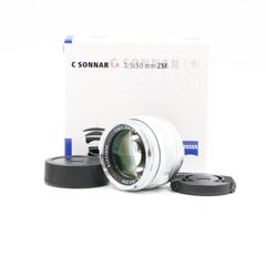 【ほぼ新品】Carl Zeiss カールツァイス C Sonnar T* 50mm F1.5 ZM Silver ライカ用